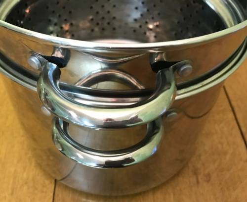 PASTA POT 18/8 STAINLESS STEEL @HOME - LARGE!!! Spaghetti Fettuccine Penne.....