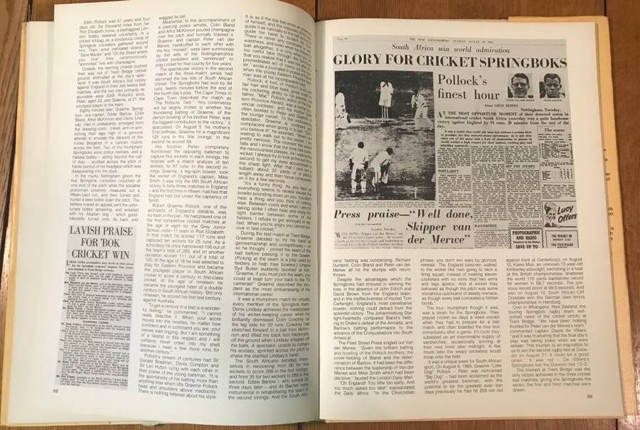 A Newspaper History of SOUTH AFRICA - VIC ALHADEFF - 1979 2nd Impression Verwoerd Transvaal