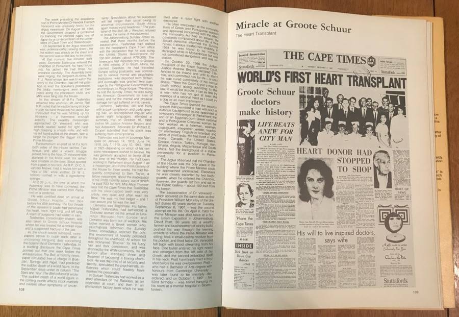 A Newspaper History of SOUTH AFRICA - VIC ALHADEFF - 1979 2nd Impression Verwoerd Transvaal