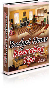 *J* Budget Home Decorating Tips - Ebook