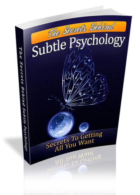 *J* The Secrets Behind Subtle Psychology - Ebook