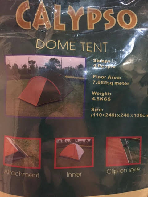 *J* Calypso 4 man dome tent (Bush baby)