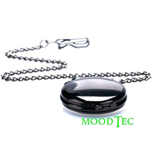 Smooth Black Steel Pocket Watch With Gift Box (In Stock)