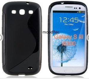 Quality Silicone Protective Case for Samsung Galaxy S3 I9300 (Black) (In Stock)