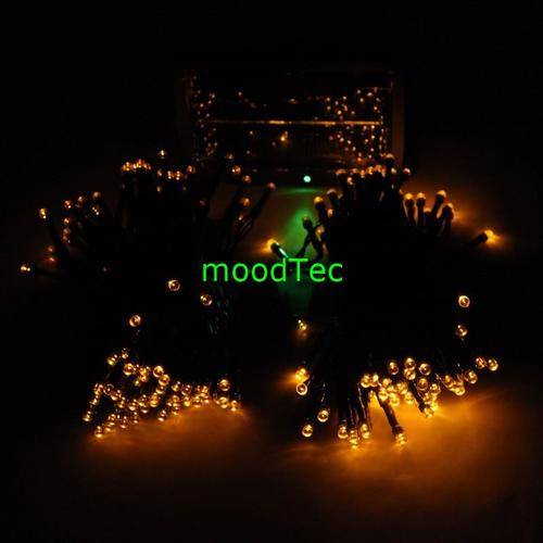200 LED Solar String Fairy Lights - Yellow 20.5 Meters
