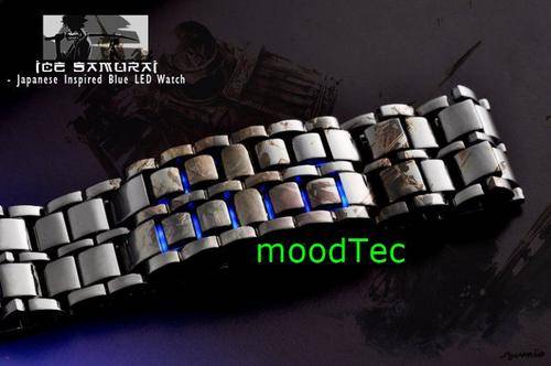 Dark Samurai - Japanese Style Inspired Blue LED Watch (In Stock)