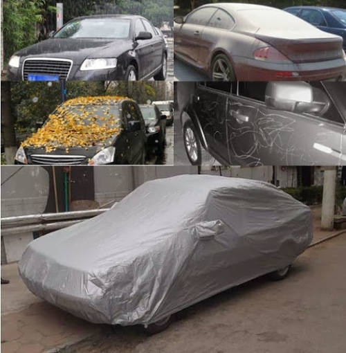 New Car Cover SUN UV Rain Resistant Protection waterproof (SMALL)406x165x117cm(S)