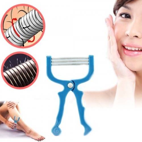 Safe Handheld Face Facial Hair Removal Threading Beauty Epilator Epi Roller - LD