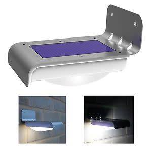 Solar Power Motion Sensor Garden Security Lamp Outdoor Waterproof Light