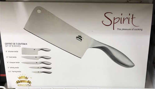 COFFRET DE 5 COUTEAUX SET OF 5 KNIVES