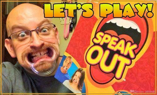 Hasbro Speak Out Board Game Speakout Toy MouthThe Must Have Christmas Party Game