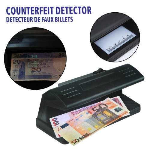 UV Blue Light Practical Counterfeit Bill Fake Money Detector Checker