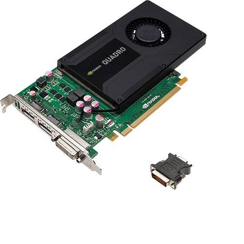 NVIDIA Quadro K2000 2GB,128Bit, DL-DVI+2xDP Graphics Card