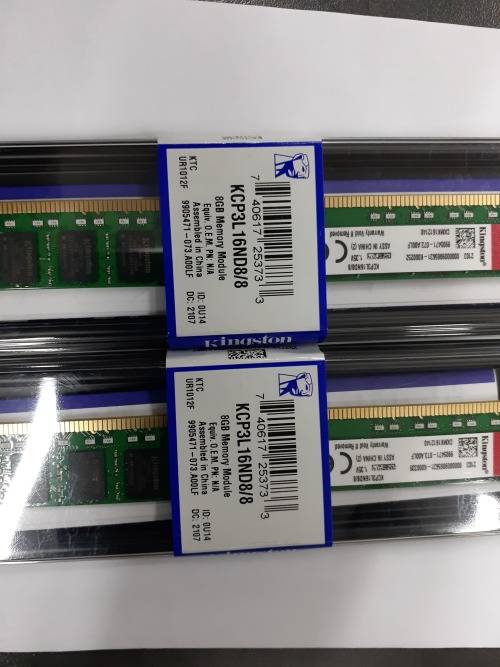 16GB (2X8GB)Kingston KCP3L16ND8/8 DDR3 1600MHz Desktop Memory