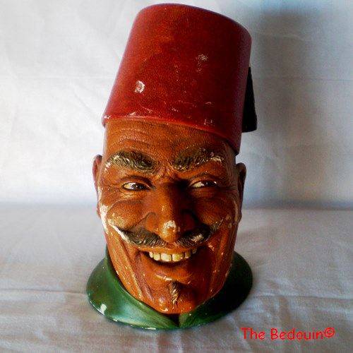 BOSSONS chalkware figurine. THE SERBIAN (SHELF MODEL). 1963 - 1966. Scarce. For Restoration.