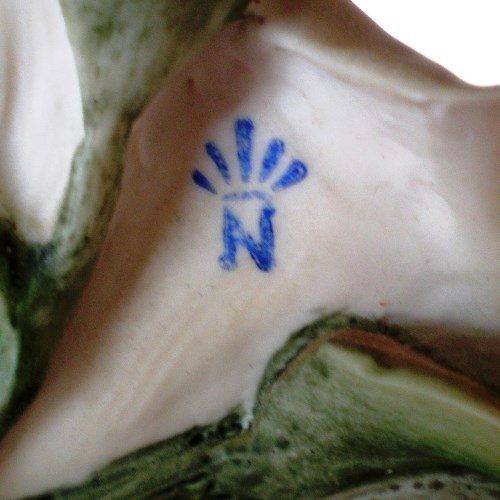 N stamp of Capodimonte