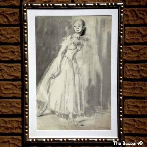 Robert Melvin Simmers (1907 - 91) (Listed S A Artist). MARINA - PRETTY BALLERINA. Water Colour. 1948