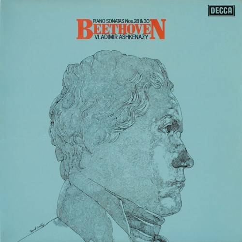 Vladimir Ashkenazy. BEETHOVEN PIANO SONATAS NO 28 & 30. Vinyl  LP. (NM/NM). UK release. 1977.