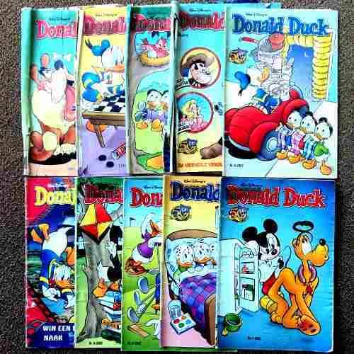 For Irafrika. DONALD DUCK COMICS (IN DUTCH). A collection of 100 comics (used). SHIPPING INCLUDED.