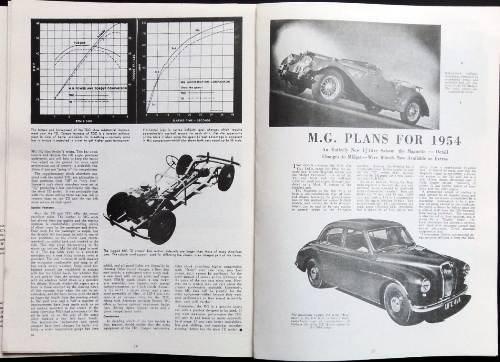 R M Clarke (ed) - MG CARS 1952 - 1954. Articles from Autocar etc. Paperback Undated (1960s).