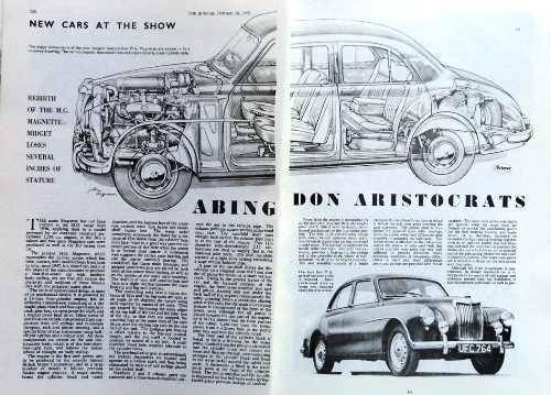 R M Clarke (ed) - MG CARS 1952 - 1954. Articles from Autocar etc. Paperback Undated (1960s).