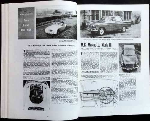 R M Clarke (ed) - MG CARS 1957 - 1959. Articles from Autocar etc. Paperback Undated (1960s).