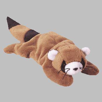 RINGO. The Raccoon (soft toy). Collectable Ty Beanie Baby. Born 14 July, 1995 (Retired)