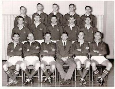 FOTO. SPRINGBOKSPAN TEEN DIE ALL BLACKS. Ellis Park 25.06.1960