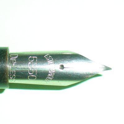 THE NIB OF ONE OF THE DIP PENS.
