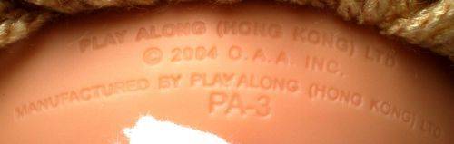 Markings on back of head