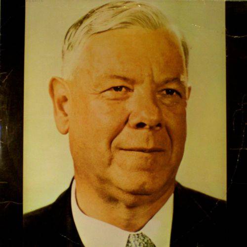 H F Verwoerd (1901 - 1966). Langspeelplaat (x 2). Herdenking uitgegee na sy dood.