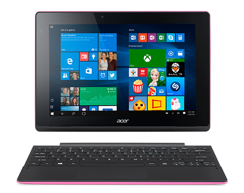 Aspire Switch 10E Pink 2-in-1 Pink Notebook (Demo Unit)