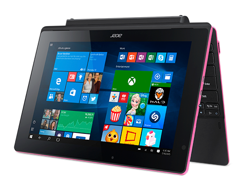 Aspire Switch 10E Pink 2-in-1 Pink Notebook (Demo Unit)