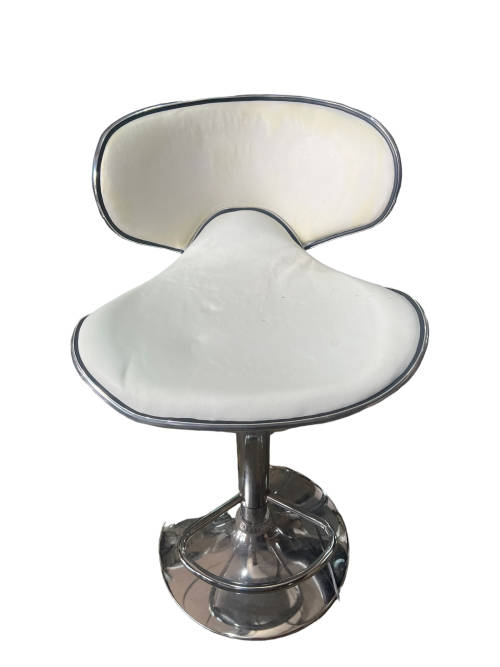 Adjustable Barstool Table Chair White - Demo Slight Marks