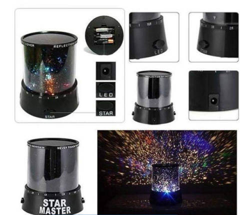 Star Master Night Light Galaxy Projector for Kids & Teens - Galaxy & Stars