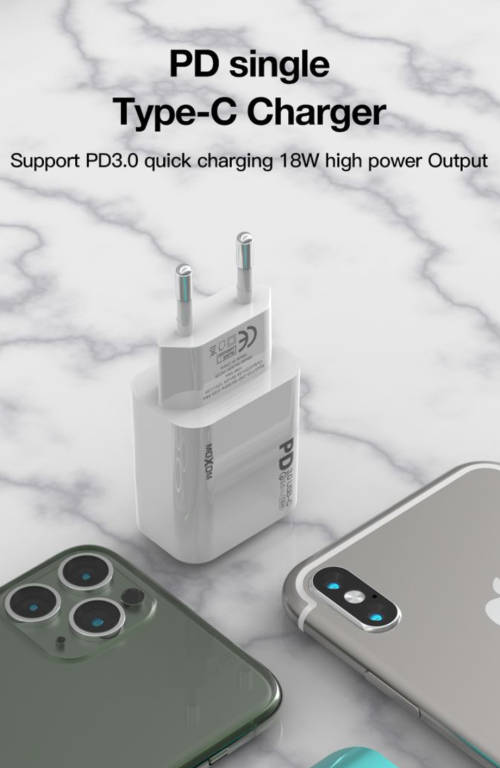 Moxom 3.0 Type-c USB-C PD Charging Adapter 18W - Easy trade