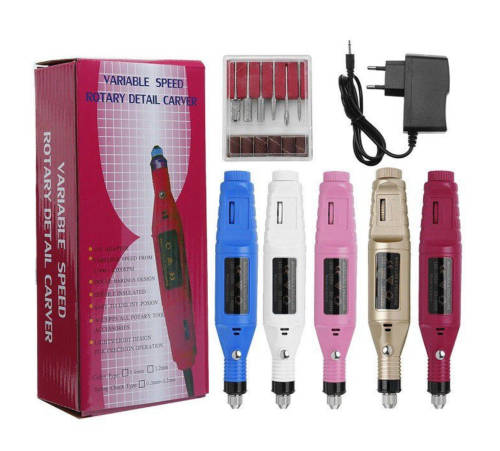 Rotary Variable Speed Detail Carver Pen Shape Nail Art Drill