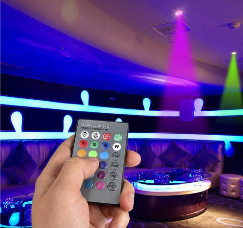 RGB Colour Change LED Light Bulb and Remote Control - SET OF 2