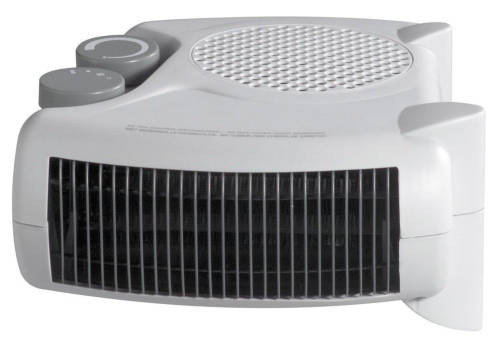 Vertical Horizontal Fan Heater - White