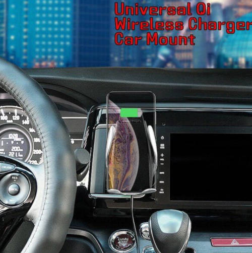Bunker Automatic Clamping Qi Wireless Car Mount Charger