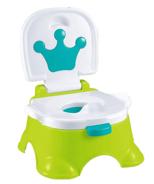 Totland 3 in 1 Portable Baby Potty Toilet Bowl Training Seat - Green