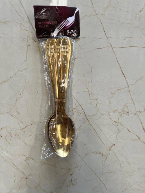 EXCELLENT GOLD COLOUR 18 PCS CUTLERY SET