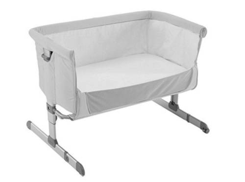 Next To Me Baby Bed Cot Co-sleeper - Grey