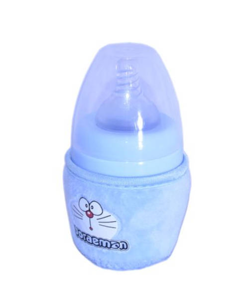 Glass Bottle Baby Feeder - Blue