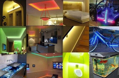 12V Bright 5M Waterproof SMD Led Strip Light- Yellow