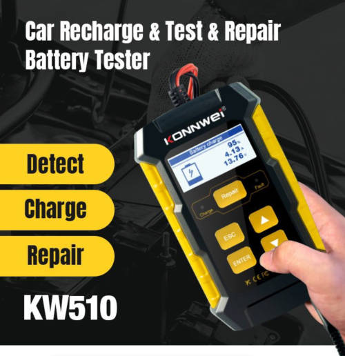 KONNWEI KW510 Car Battery, Charger, Repair Test Equipment 3in1