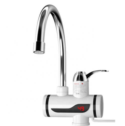 Instant Hot Water Bathroom & Kitchen Mixer Tap - Electrically Heated