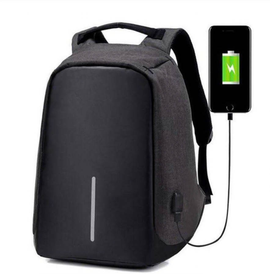 Anti-theft Travel Backpack Laptop School Bag with USB Charging Port