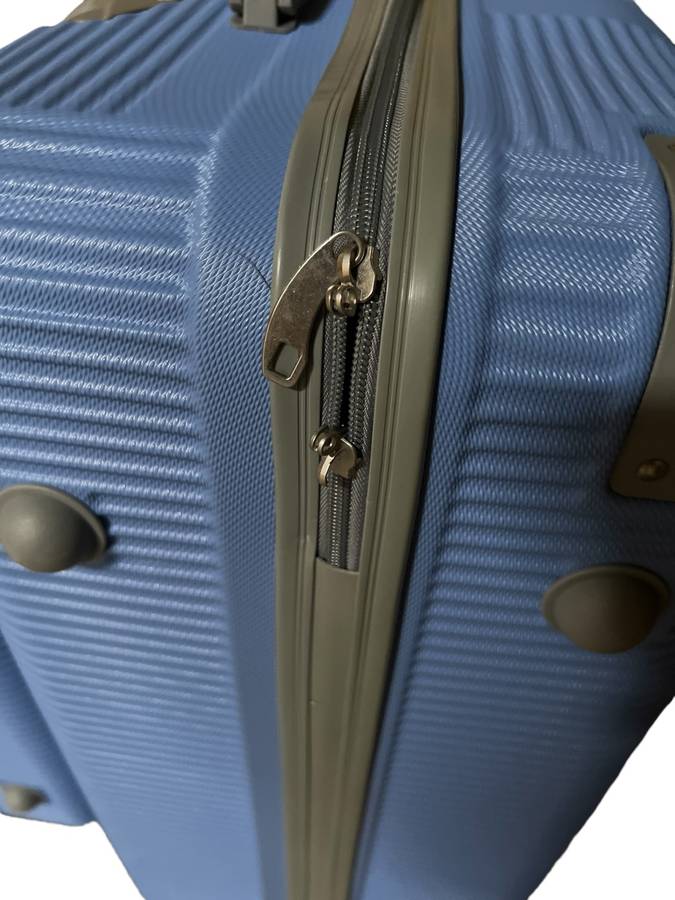 3 Piece Hard Outer Shell Premium Lightweight Luggage Set NEW - LIGHT PURPLE - READ DESCRIPTION