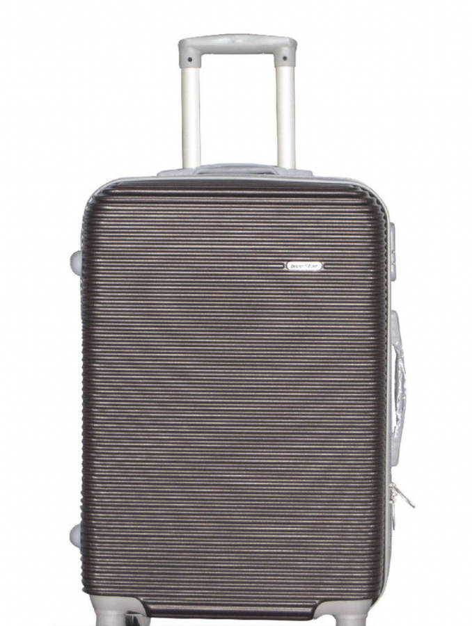 Hard Outer Shell Travel Luggage Set - 3 Piece - Brown - Brand New